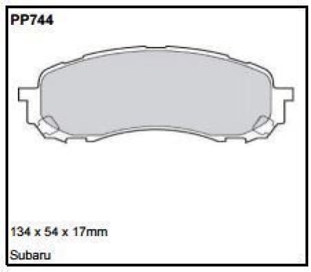 Black Diamond PP744 predator pad brake pad kit PP744
