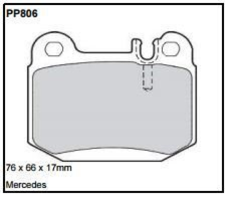 Black Diamond PP806 predator pad brake pad kit PP806