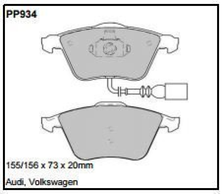 Black Diamond PP934 predator pad brake pad kit PP934