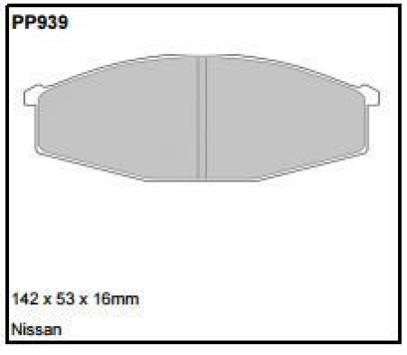 Black Diamond PP939 predator pad brake pad kit PP939