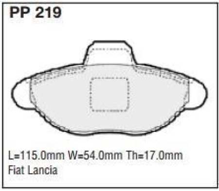 Black Diamond PP219 predator pad brake pad kit PP219