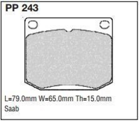 Black Diamond PP243 predator pad brake pad kit PP243