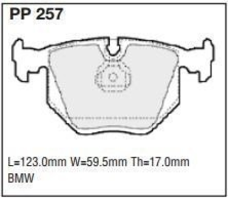 Black Diamond PP257 predator pad brake pad kit PP257