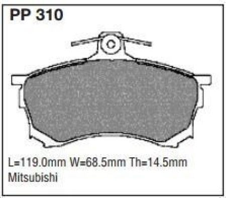 Black Diamond PP310 predator pad brake pad kit PP310