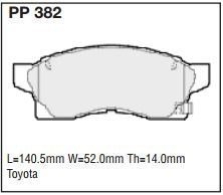 Black Diamond PP382 predator pad brake pad kit PP382