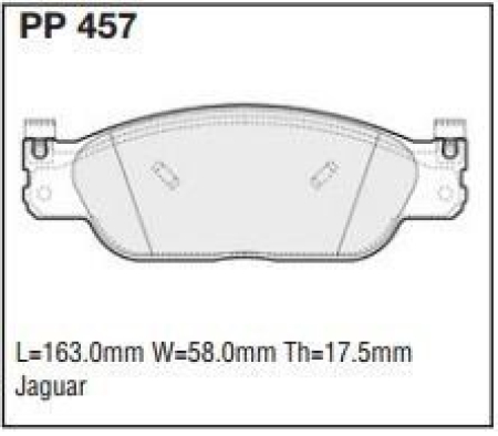 Black Diamond PP457 predator pad brake pad kit PP457