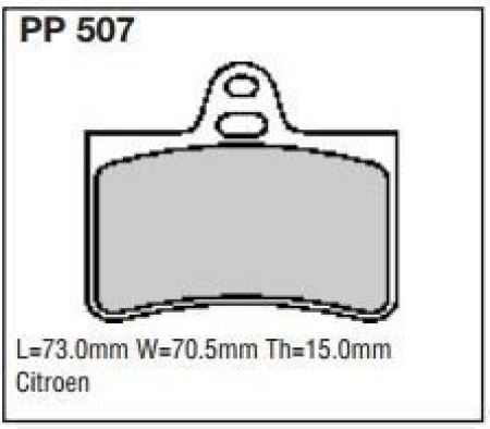 Black Diamond PP507 predator pad brake pad kit PP507