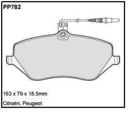 Black Diamond PP782 predator pad brake pad kit PP782