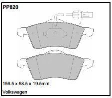 Black Diamond PP820 predator pad brake pad kit PP820