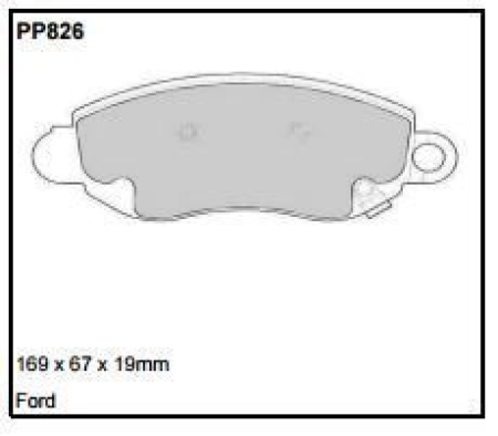 Black Diamond PP826 predator pad brake pad kit PP826