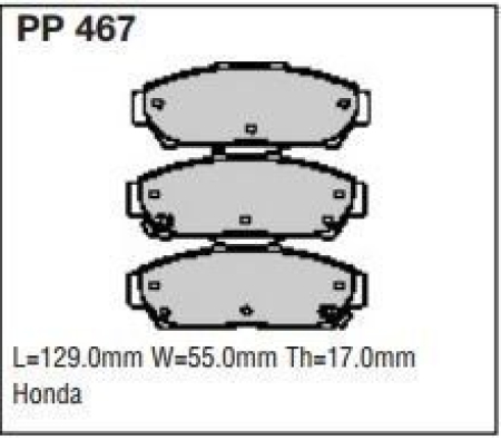 Black Diamond PP467 predator pad brake pad kit PP467