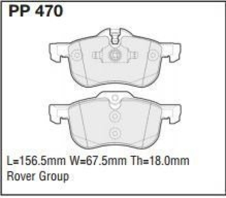 Black Diamond PP470 predator pad brake pad kit PP470