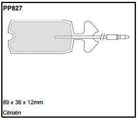 Black Diamond PP827 predator pad brake pad kit PP827