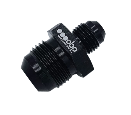 AN6 to 3/8NPT Male/Male Adaptor - Black OBP-6-3/8NPT