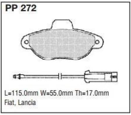 Black Diamond PP272 predator pad brake pad kit PP272