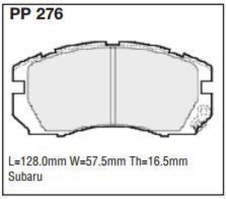 Black Diamond PP276 predator pad brake pad kit PP276