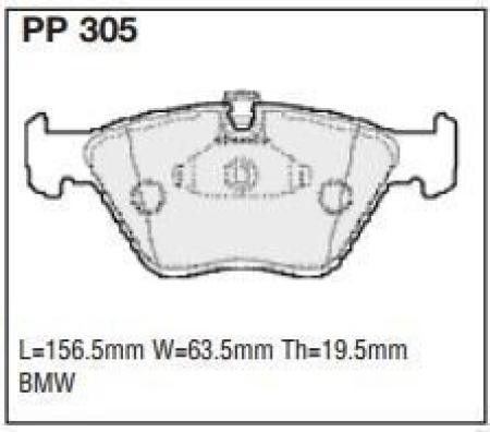 Black Diamond PP305 predator pad brake pad kit PP305