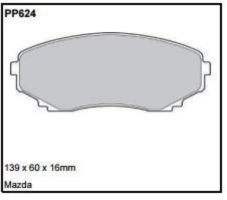 Black Diamond PP624 predator pad brake pad kit PP624