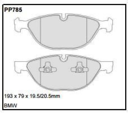 Black Diamond PP785 predator pad brake pad kit PP785