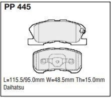 Black Diamond PP445 predator pad brake pad kit PP445