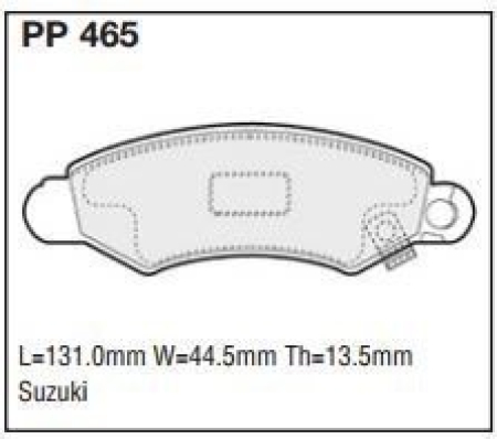 Black Diamond PP465 predator pad brake pad kit PP465
