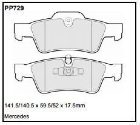 Black Diamond PP729 predator pad brake pad kit PP729