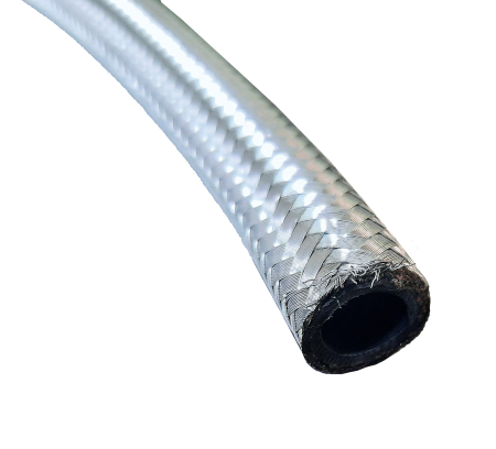 AN4 - CPE Rubber Inner Braided Hose St/St  (PER METER) OBP-CPE-H4