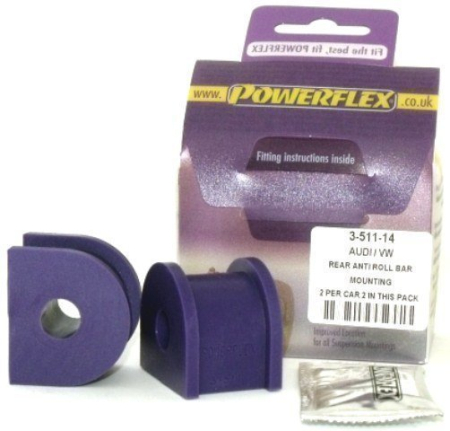 Powerflex PFR3-511-14 Rear Anti Roll Bar Mounting 14mm bush kit PFR3-511-14