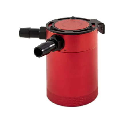 MISHIMOTO COMPACT BAFFLED OIL CATCH CAN, 2-PORT MMBCC-CBTWO-RD