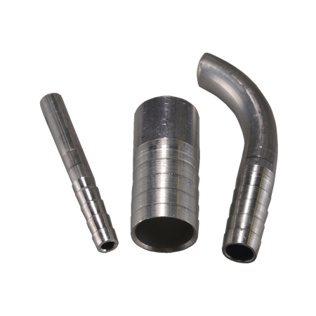 OBP 19mm OD x 45mm straight ribbed fitting OBPRIB08