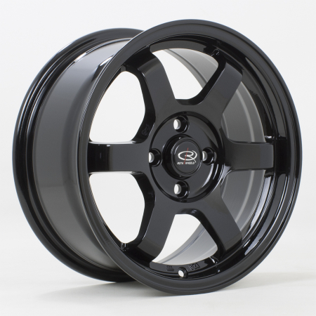 Rota Grid 15x7&quot; 4x100 ET40 Black wheels GRID7015C1P40PCYB0671