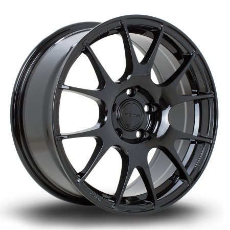 Rota Blitz 17x7.5&quot; 5x114.3 ET45 Black wheels BLIT7517D1P45PCYB0730