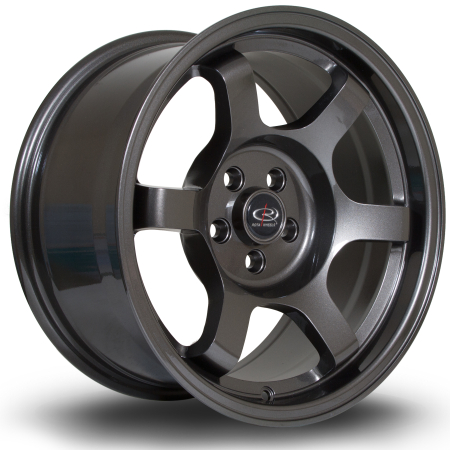 Rota Grid 18x8.5&quot; 5x100 ET35 Gunmetal wheels IKF18518O1P35PCGM0730