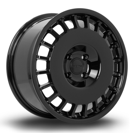 Rota D154 17x8&quot; 4x108 ET42 Black wheels D1548017B1P42PCYB0730