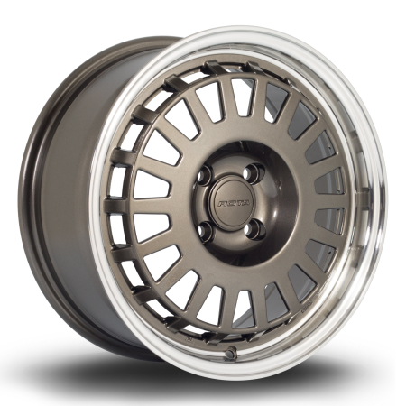 Rota EG6 16x7&quot; 4x108 ET35 RLGunmetal wheels EG617016B1P35RLGM0671