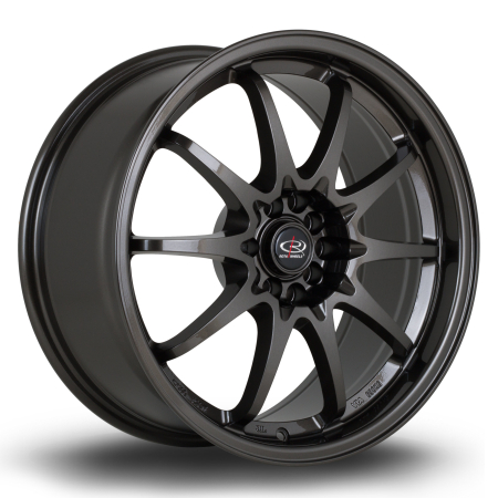 Rota Fighter 18x8.5&quot; 5x100/5x114.3 ET30 Gunmetal wheels FI108518DOP30PCGM0730