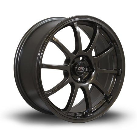 Rota Force 17x7.5&quot; 4x100 ET45 Gunmetal wheels GFOR7517C1P45PCGM0730