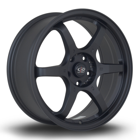 Rota GR6 18x7.5&quot; 5x114.3 ET45 FBlack2 wheels GR2F7518D1P45PCFB20730