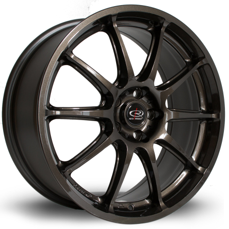 Rota Gra 17x7.5&quot; 5x100 ET48 Gunmetal wheels GRA17517O1P48PCGM0730