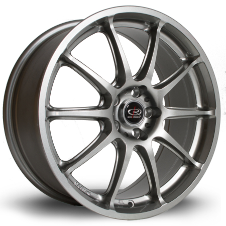 Rota Gra 17x7.5&quot; 5x100 ET48 Steelgrey wheels GRA17517O1P48PCSG0730