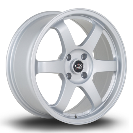 Rota Grid 17x7.5&quot; 4x108 ET25 Silver wheels GRI27517B1P25PCPS0730