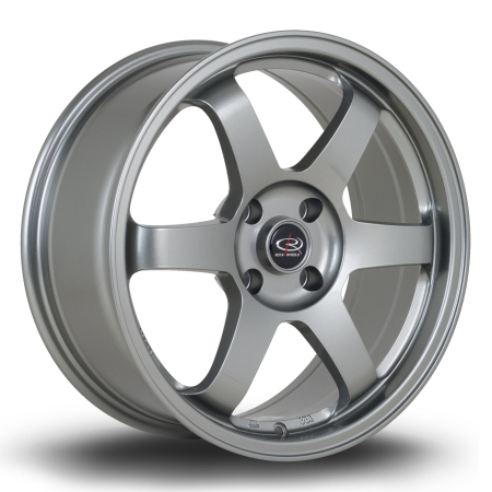 Rota Grid 17x7.5&quot; 4x108 ET25 Steelgrey wheels GRI27517B1P25PCSG0730