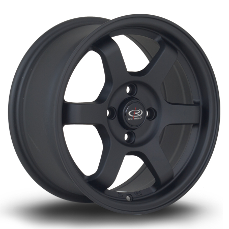 Rota Grid 15x7&quot; 4x100 ET40 FBlack2 wheels GRID7015C1P40PCFB20671