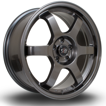 Rota Grid 17x7.5&quot; 5x100 ET45 Gunmetal wheels GRID7517O1P45PCGM0730