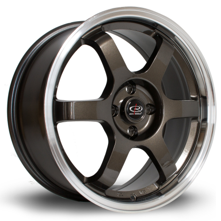 Rota Grid 17x7.5&quot; 4x100 ET45 RLGunmetal wheels GRID7517C1P45RLGM0671