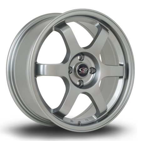 Rota Grid 17x7.5&quot; 4x100 ET45 Steelgrey wheels GRID7517C1P45PCSG0671