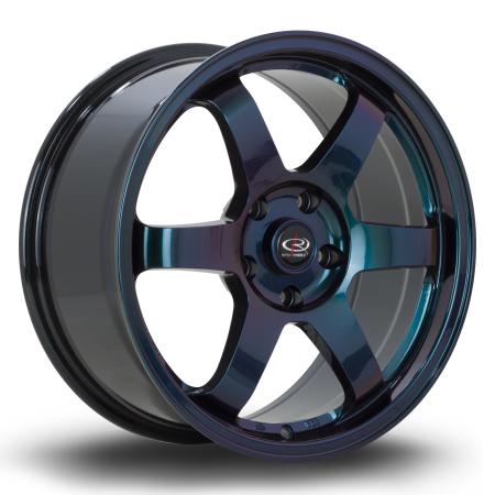 Rota Grid 17x8&quot; 5x114.3 ET42 NeoChrome wheels GRI28017D1P42PCCM0730