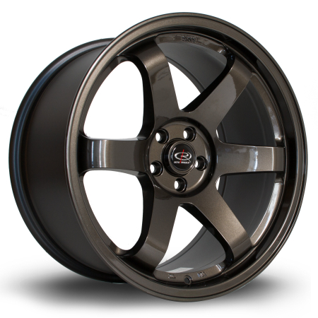 Rota Grid 18x9.5&quot; 5x100 ET38 Gunmetal wheels IKR19518O1P38PCGM0730