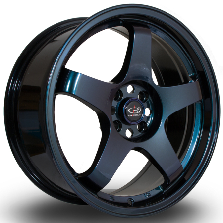 Rota GTR 17x7.5&quot; 4x100 ET35 NeoChrome wheels P45F7517C1P35PCCM0671