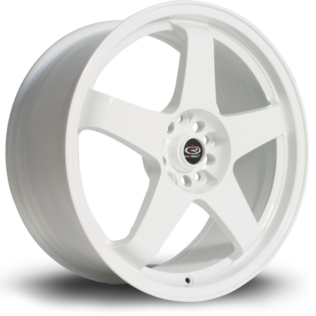 Rota GTR 18x8.5&quot; 5x114.3 ET30 White wheels P45F8518D1P30PCWH0730